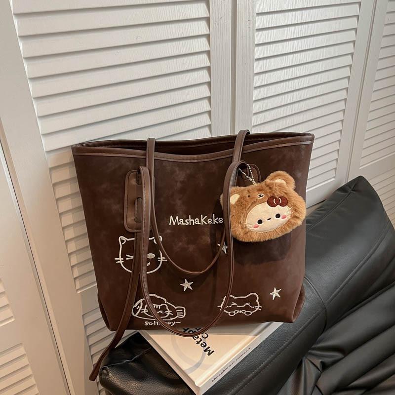 Große Kapazität Herbst und Winter Vielseitige Tasche Damen Neue High-End Lässige Umhängetasche Strukturierte Pendler-Tragetasche