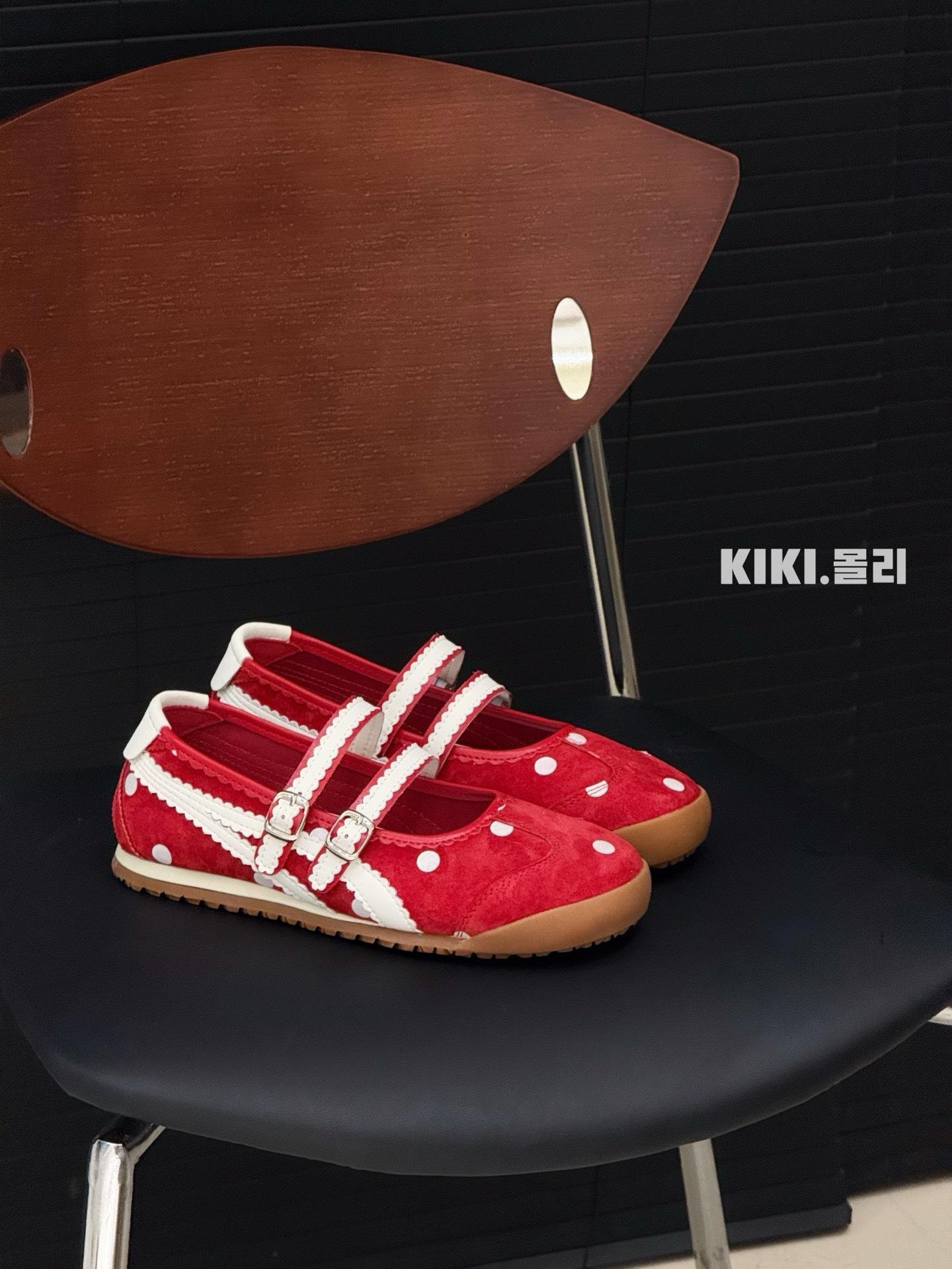 

Функциональный стиль Мэри Джейн женские приливные летние новые поп мелкий вырез повседневная спортивная обувь 35 красный