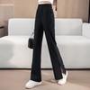 Women's High-Waist Flare Slit Commuter Pants