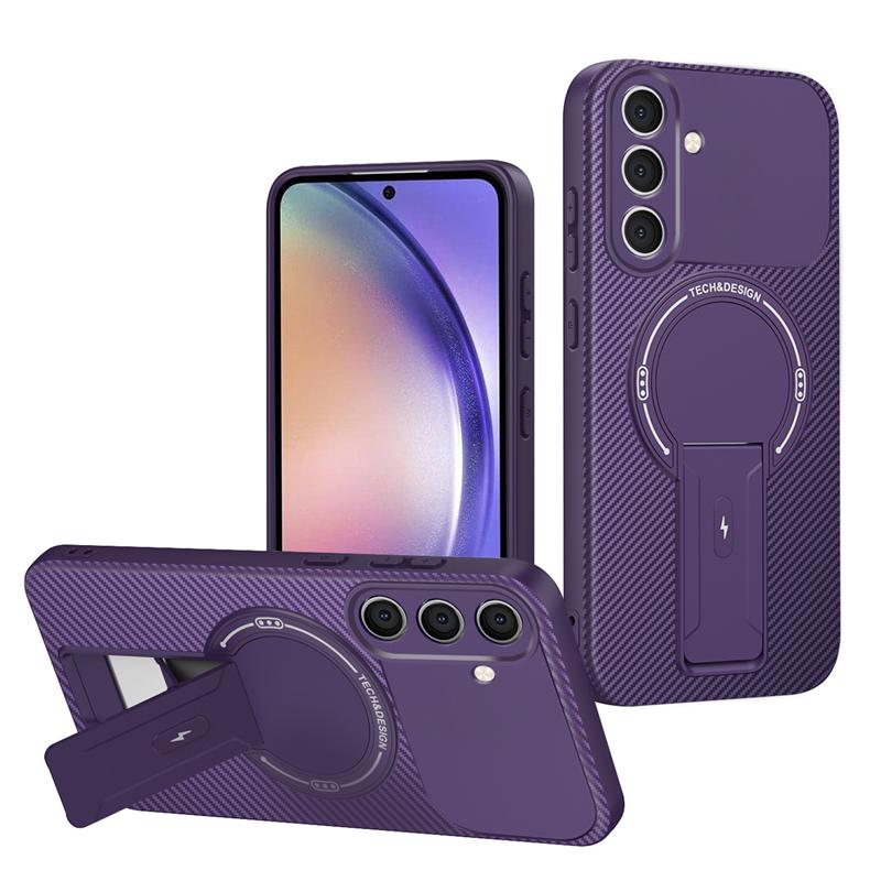 

For Samsung Galaxy A57 5G Case Armor Magnetic Ring Bracket Case For Galaxy A57 A 57 For Magsafe Magnetic Wireless Charge Cover For Galaxy A57