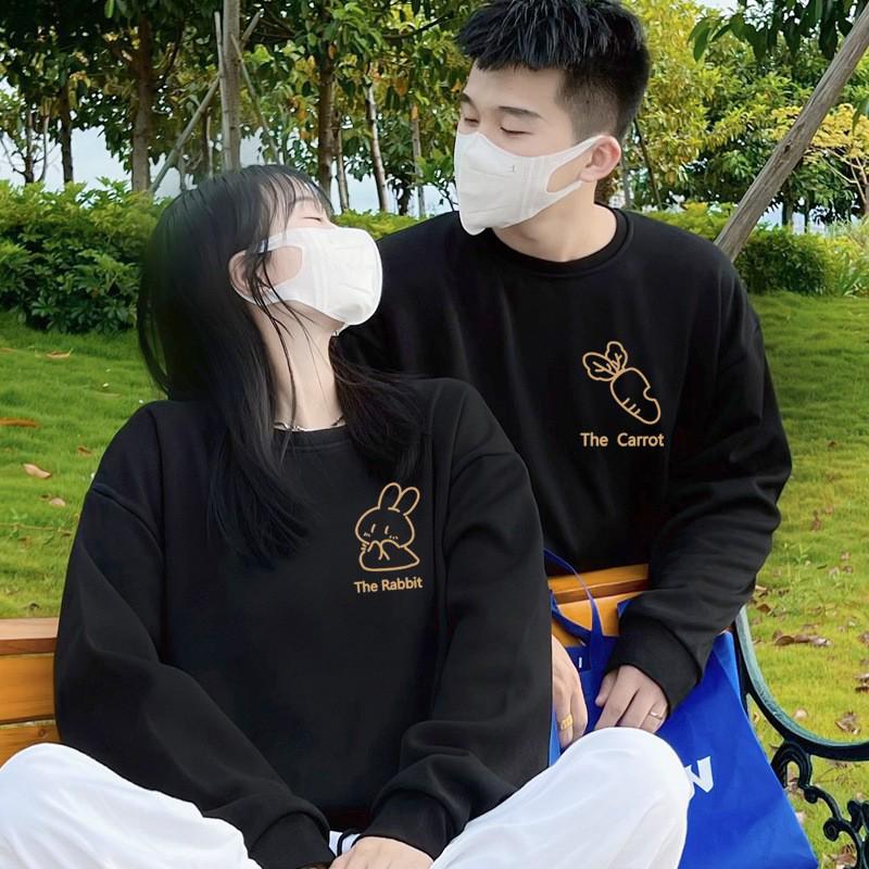High-End French Fleece Sweatshirts: Trendy Couple Outfits for Autumn/Winter 2025