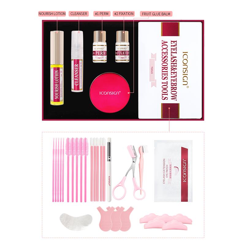2in1 5Mins Fast Lash and Brow Lamination Kit Professional Glue Balm Eyelash Perm and Brow Lift Kit Private Label Lash Lift Kit