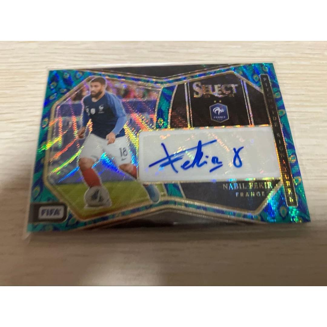 Used Nabil Fekir autograph Manchester City France national team