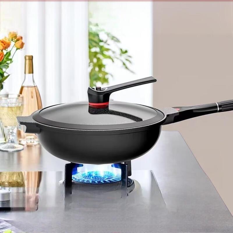 

Yoshida Craft 32CM Multi-Function Non-Stick Wok with Steamer