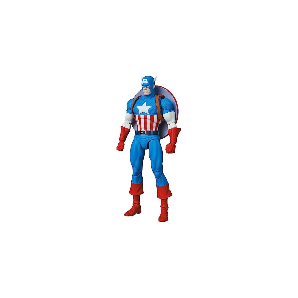 MAFEX Captain America Comic Version Action Figure 6-inch Collectible Toy