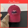 Adjustable Cotton Letter Embroidery Baseball Hat For Men And Women In All Seasons
