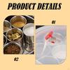 Seasoning Storage Box Bottle Container Cooking Tool Pepper Sugar Spice Jars for Party