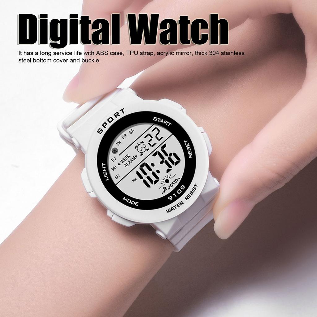 Fashionable Digital Watch Luminous Lights Waterproof Electronic Watches for Children