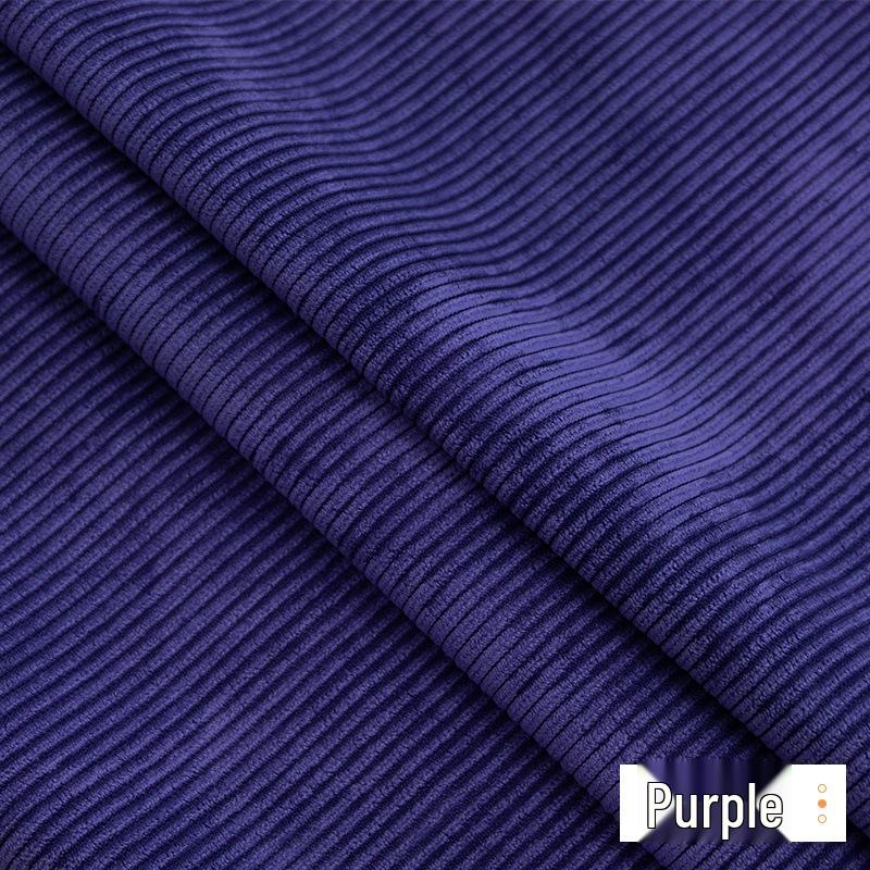 Corduroy 8-Wale Non-Stretch Fabric for Shirts, Jackets, Sofa Covers, Cotton Pants, and Toys.
