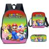 Cartoon Backpack, Primary And Secondary School Students Three-Piece Set, School Bag, Backpack, Shoulder Bag, Pencil Case.