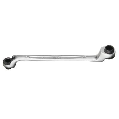 TONE 75 Degree Double Ended Ratchet Box Wrench Hole Width Across Flats 8 X 10 Mm (deep Type) RM75A-0810