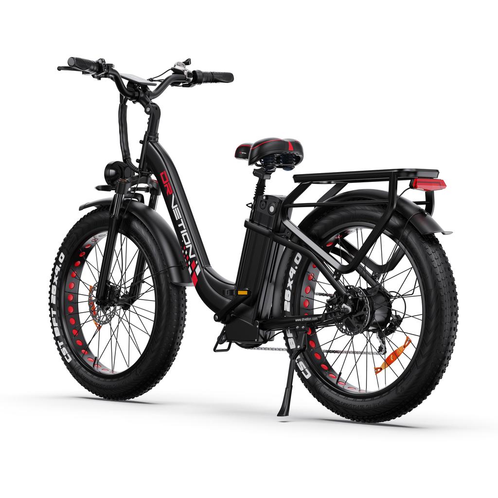DRVETION CTR26 Step-Thru Fat Tire Ebike, 48V 15Ah Samsung Battery, 100N.M Torque