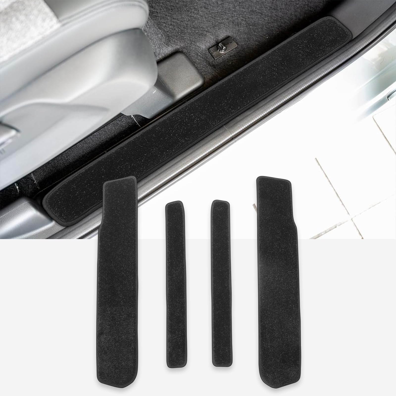 

ZUNDUO Коврики на боковые подножки для Honda New Freed серии GT Боковые подножки FREED серии GT с июня 2024 года по настоящее время Коврики для подножек Предотвращают износ Пятна Предотвращают загрязнение пола салона чёрный