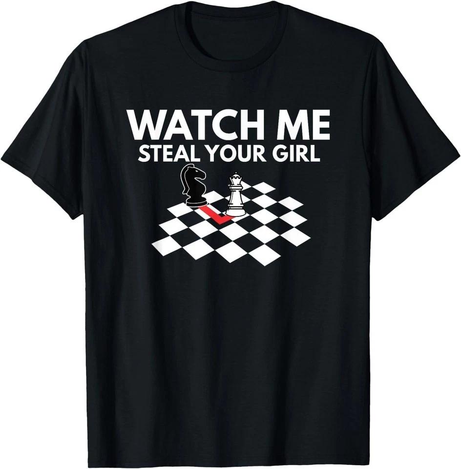 Watch Me Steal T Shirt - Funny Chess Shirts T-Shirt S