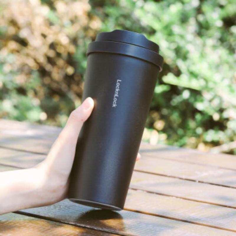 

LOCK&LOCK LHC3249 Stainless Steel Thermos with Pop-up Lid