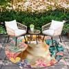 Cute Shiba Inu pattern round rug,Carpet Rug for Living Room Bedroom  Playroom ,Non-slip Floor Mat,Holiday Gifts and Birthday Gifts.