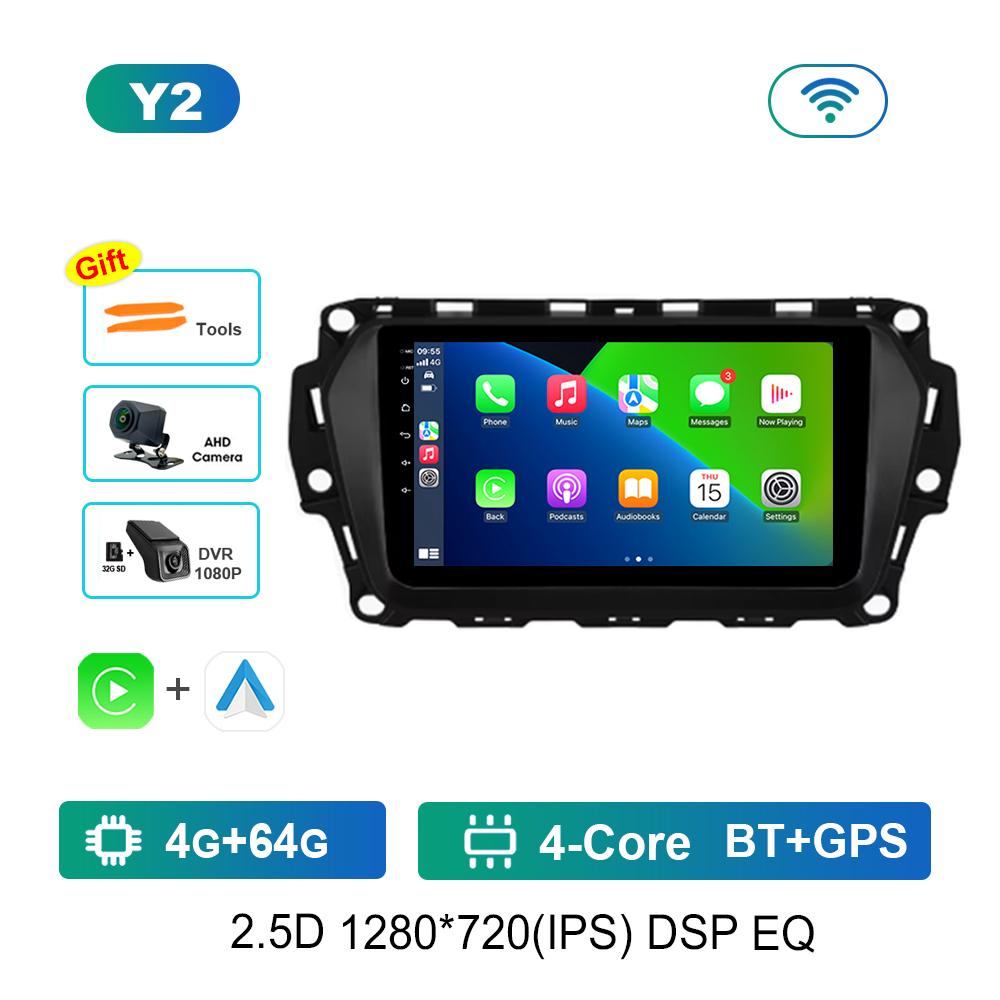 For Great Wall Haval H2 2014 - 2018 Carplay Android OS Car Video Multimedia Player GPS Navi WiFi QLED IPS Screen 4G Head Unit