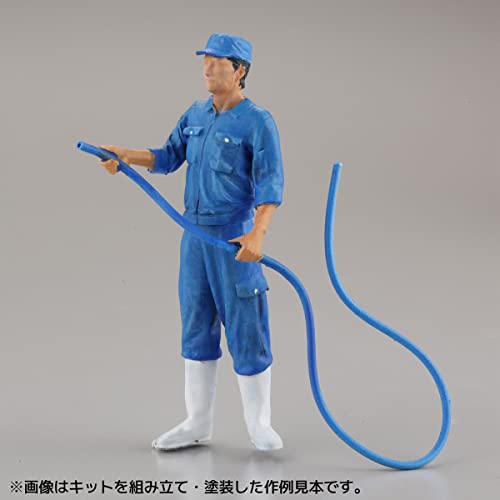 Kaiyodo ART PLA Zookeeper and White Rhino Set, Unpainted and Unassembled Plastic Model Kit AP006