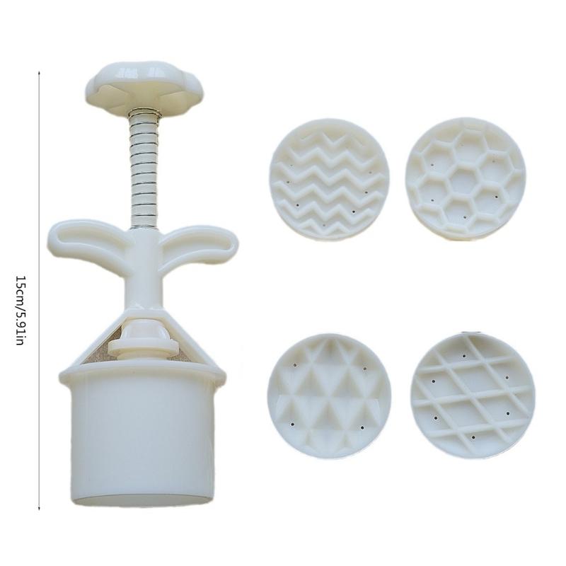 Beautiful Pineapple Pastries Molds Functional Manual Mooncakes Press Embossed Mooncakes Molds for Dessert Enthusiasts