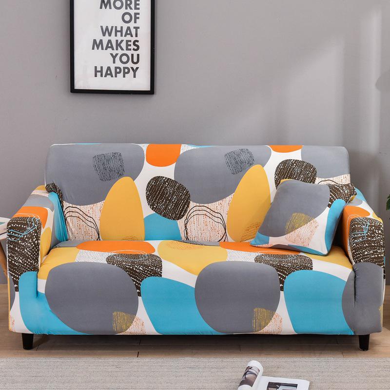 1pc Bohemian Sofa Slipcover, Non-slip Sofa Cover, Elastic Couch Cover Furniture Protector for Bedroom Office Living Room Home Decor