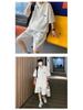 2023 Men's Summer Casual Waffle Short-Sleeve T-Shirt Set: Teens' Loose, Comfortable Fit