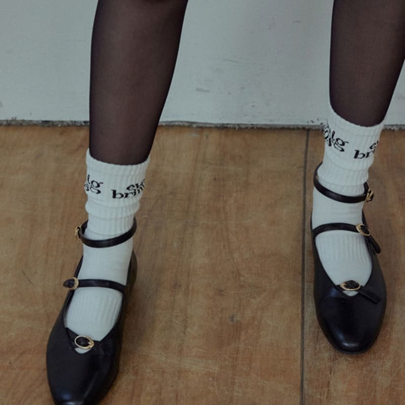 

eveningbrings EB CREW SOCKS BLACK