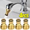 5/1 Stück Universelle Küchenarmatur-Adapter Messing Wasserhahn-Verbinder Mischerschlauch-Adapter Gartengewinde-Wasserhahn Bewässerung Gartengeräte