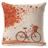New Autumn Thanksgiving Cushion Cover Home Sofa Decoration Printed Linen Harvest Festival Cushion Cover
