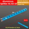 Blue Bus Plate Al-234-12 1/2 Pneumatic Connector Bus Exhaust Distribution Board Air Source Branch Connector Arrangement Multiway