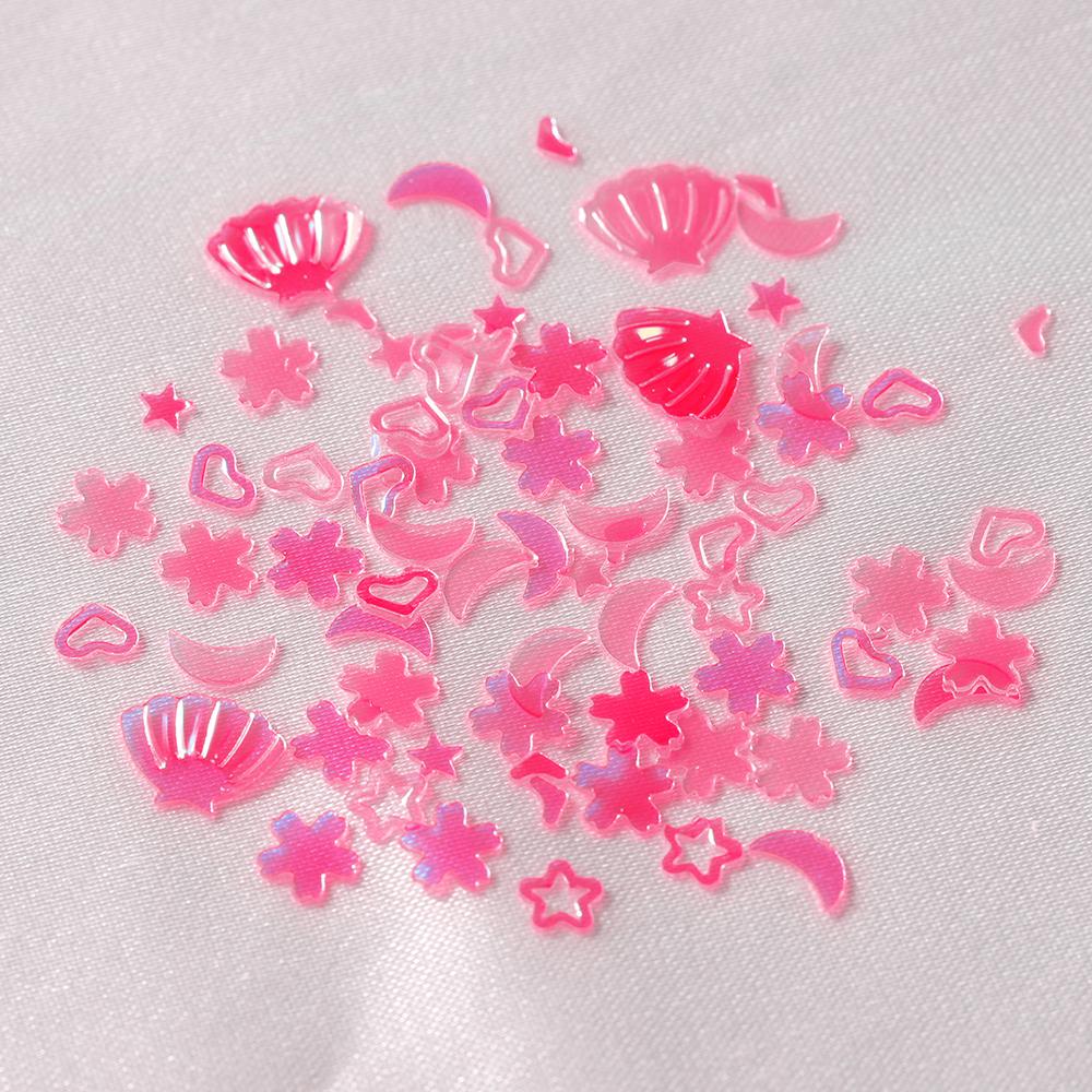 

10g/Lot Mixed AB Color Star Shell Sequin Heart Colorful Glitter Fillings for DIY Epoxy Resin Mold Crafts Nail Art Decoration 10 Grams розы красного