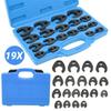 Professional Tube Wrench Kit 8mm To 32mm Jaw Heads Corrosion Resistant Alloy Construction Various Nut Removal Solution