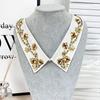 Elegant Diamond Lace False Collars Woman Crystal Removable Collar Women Necklace Fake Collar Detachable Tie Clothing Accessories