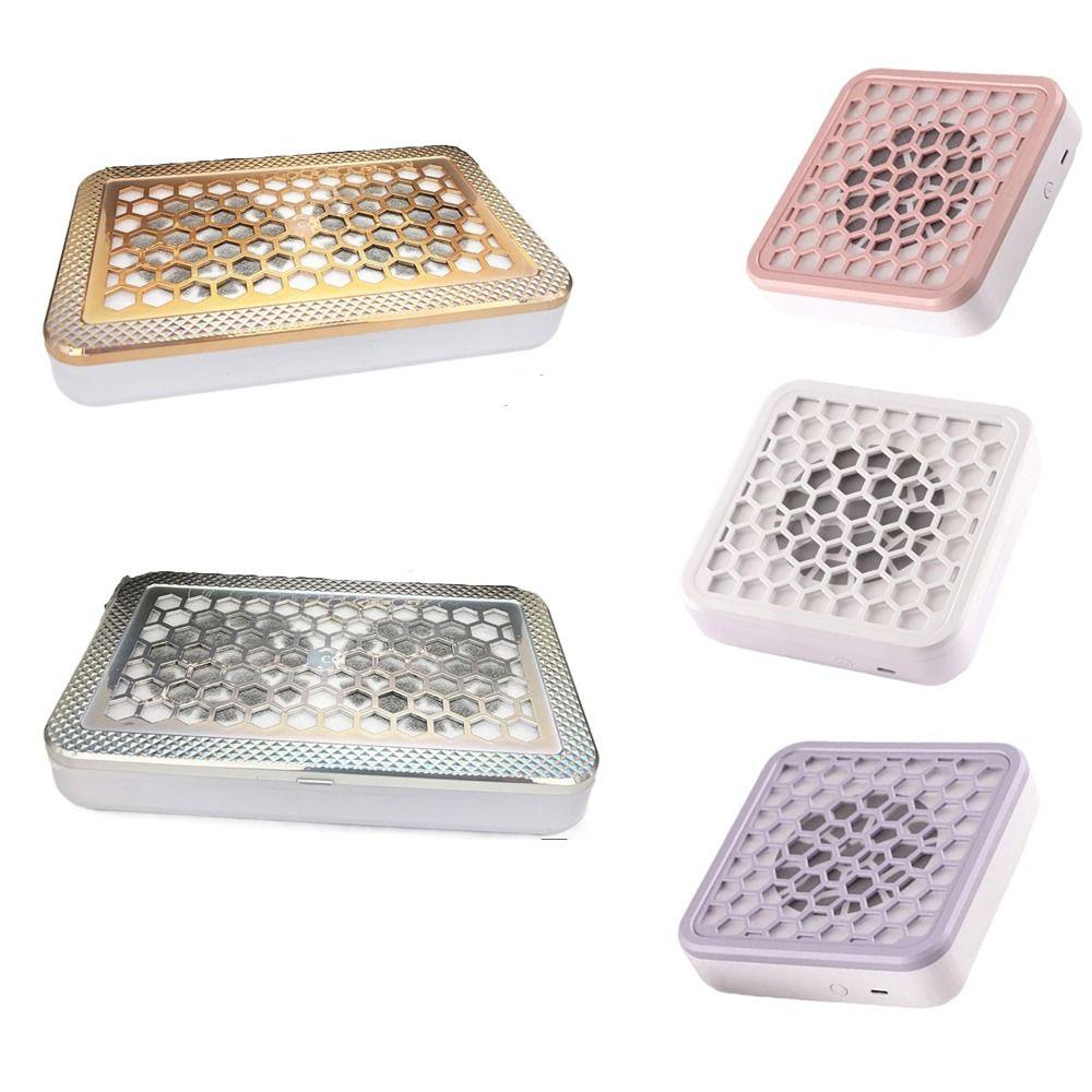 Strong Suction Nail Dust Collector USB Honeycomb Nail Vacuum Cleaner  Nail Polish Remover