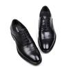 Men's Retro Handmade Oxford Leather Shoes - Formal, Business, British Trend, Breathable, Ideal for Weddings
