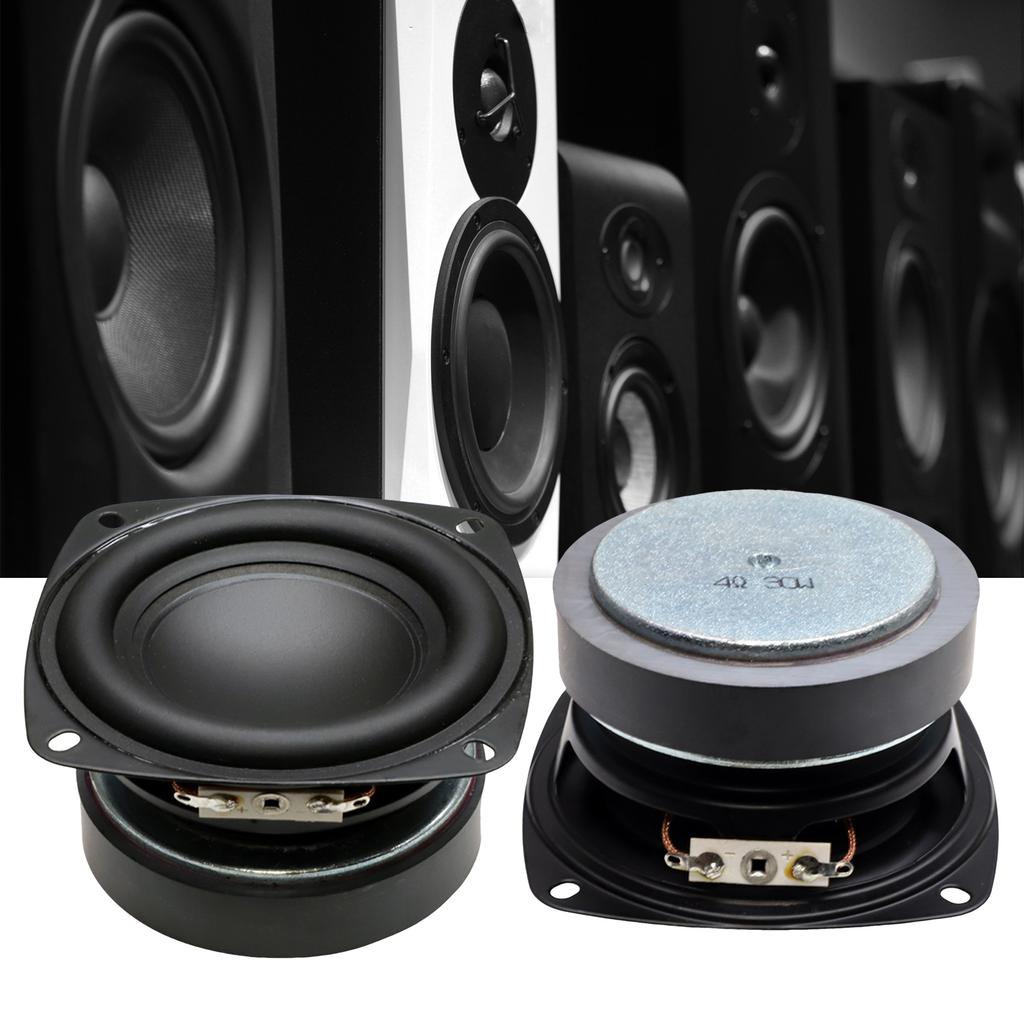 Haut-parleur sans fil 3,5 pouces 93 mm R Bass Sortie 30 W 4 Ohms Construction métallique Pour les passionnés de musique