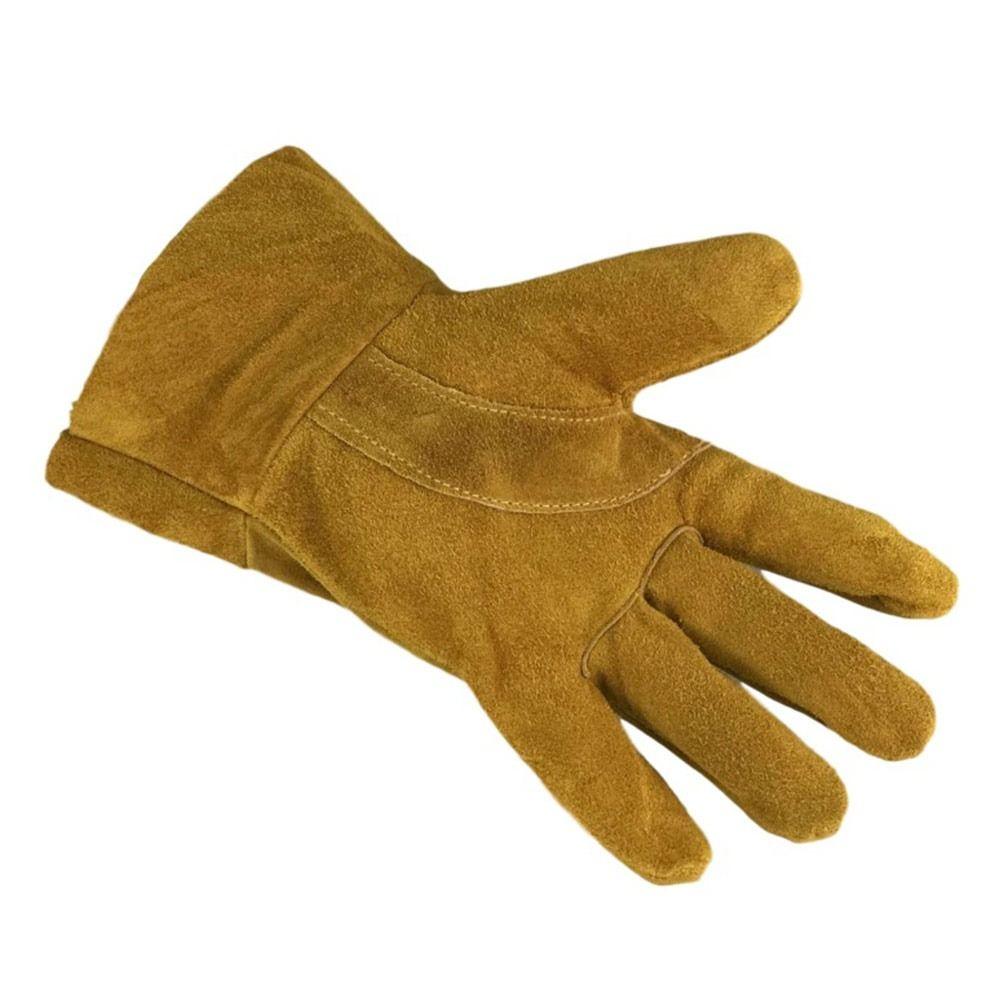 Non-Slip Cowhide Welding Gloves Wear-resistant Welder Work Gloves Safety Gloves Safety Protection