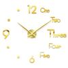 2D/3D Large Roman Numeral Acrylic Mirror Wall Clock Sticker Fashion DIY Quartz Clocks Watch Home Decoration Living Room Stickers