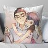 Anime SScissor Seven Pillow Case Fashion Square Pillowcase Bedroom Sofa Room Ins Decoration Leisure