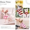 Stripe Dog Shirt Breathable Polo Shirts Summer Dog Clothes for Small Medium Dogs Cat Girl Boy Puppy Chihuahua Yorkie Pet Apparel