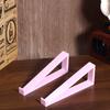1 Pair Portable Keyboard Elevated Stand Raised Keyboard Angle Plastic Computer Keyboard Riser Monitor Holder Comfortable Typing