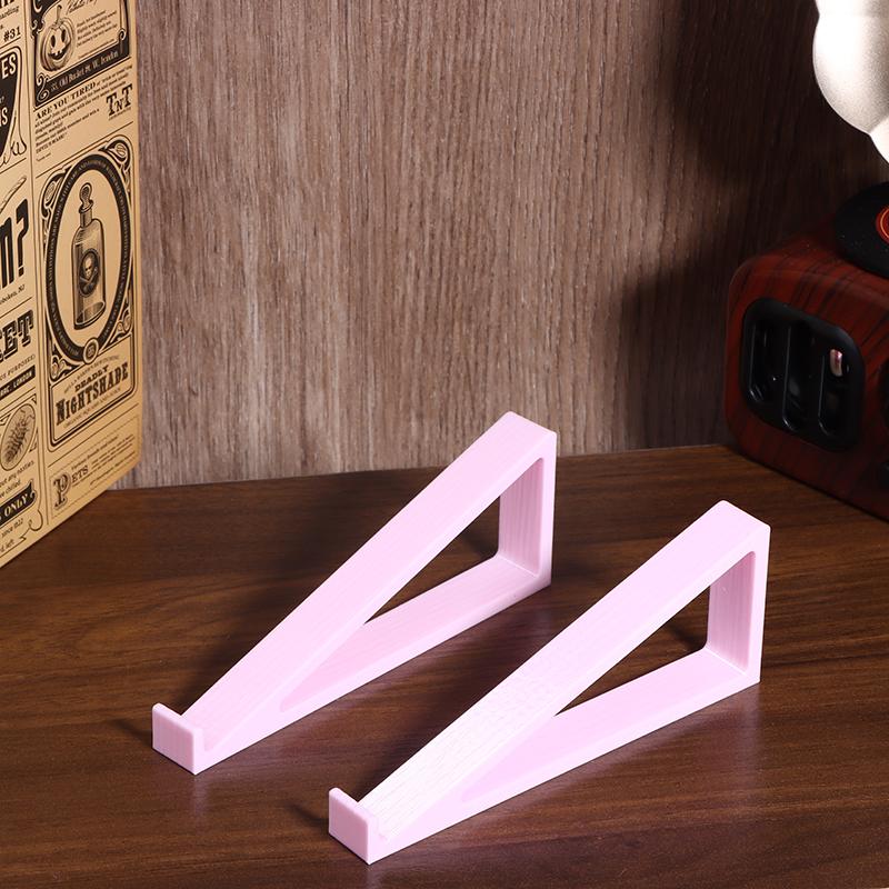 1 Pair Portable Keyboard Elevated Stand Raised Keyboard Angle Plastic Computer Keyboard Riser Monitor Holder Comfortable Typing
