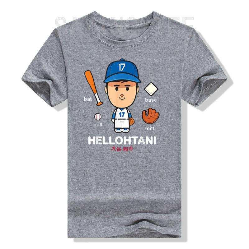 Shohei Ohtani Los Angeles Baseball HellOhtani MLBPA T-Shirt Cute Baseball Lover Graphic Tee Short Sleeve Top Lovely Novelty Gift