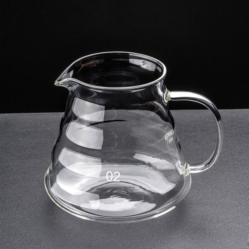 CLITON Heat-Resistant Glass Coffee Sharing Pots