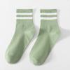Fall/Winter Women's Pure Cotton Short Socks for Exercise Anti-odor Absorbent Sweat-Resistant Autumn Cotton Stockings Mid-Calf Socks