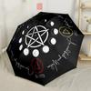 Pentagonal Divination Moon Umbrella Compact Lightweight Retractable 8Rib Design For Outdoor Adventures Travel Gifts Y118