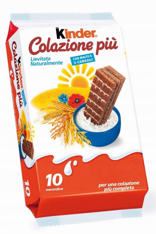 Gâteaux moelleux à la crème de cacao italienne Ferrero Kinder Colazione Piu 290g