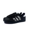 adidas Originals Superstar 2 Dark Night Spot Abrasion Resistant Low Top Skateboard Shoes Unisex Black White JI0079(Team1514-)