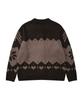 LMR Shangnony Heavy Nordic Cardigan Dark Brown
