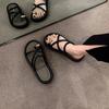 Popular Internet Celebrities Versatile Beach Wear 2025 Summer New Cool Slippers Light Fashion Roman Sandals Slippers