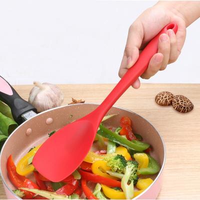 Kochlöffel aus lebensmittelechtem Silikon, antihaftbeschichteter Spatel, Kuchencremeschaber, Rührschaufel, hitzebeständiger Rührlöffel, Backspatel